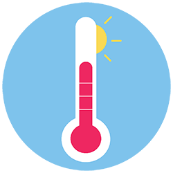 Hotel marketing challenge #3: Seasonal fluctuations, thermometer